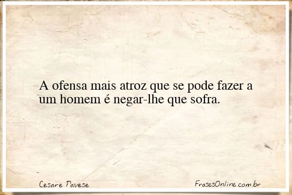 Frase de Cesare Pavese