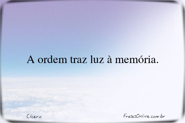 Frase de Cícero