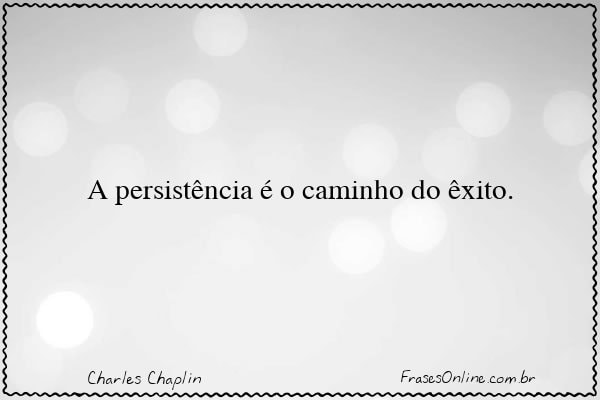 Frase de Charles Chaplin