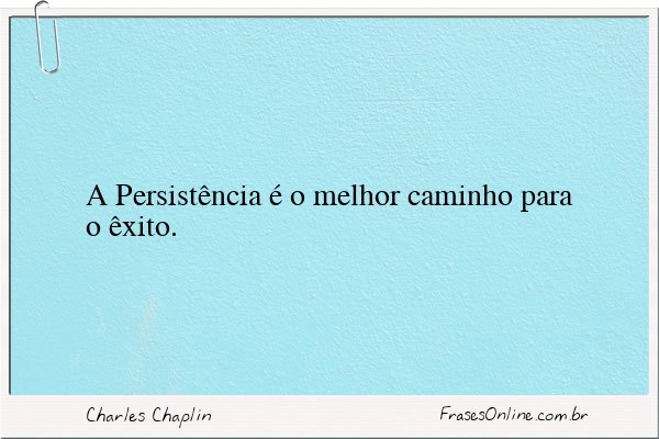 Frase de Charles Chaplin