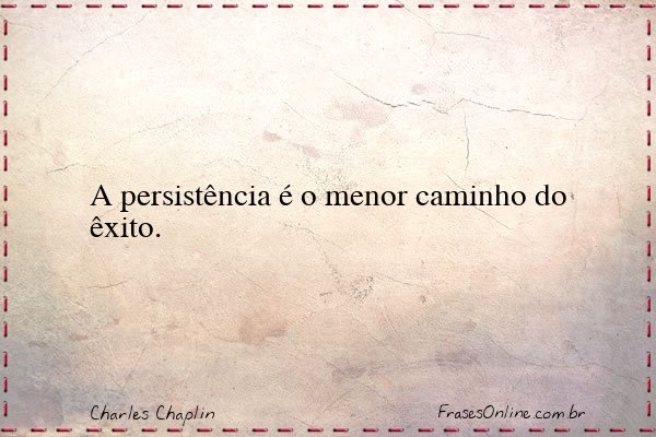 Frase de Charles Chaplin
