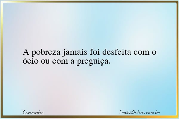 Frase de Cervantes