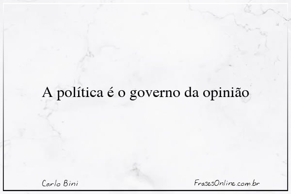 Frase de Carlo Bini