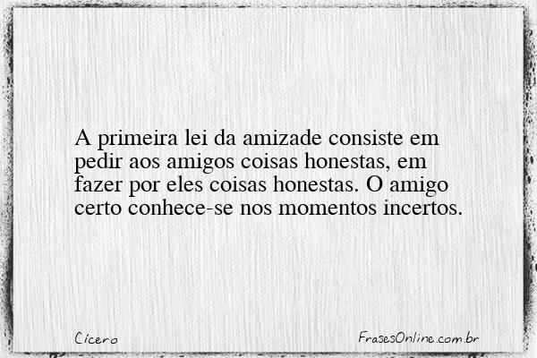 Frase de Cícero