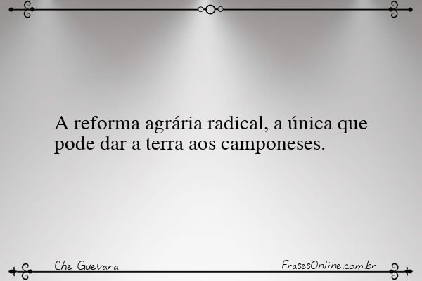 Frase de Che Guevara