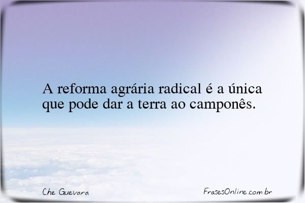Frase de Che Guevara