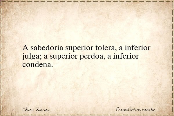 Frase de Chico Xavier