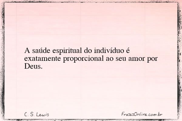 Frase de C. S. Lewis