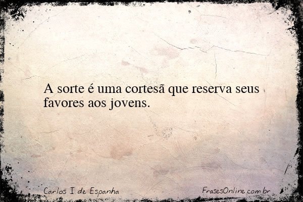 Frase de Carlos I de Espanha