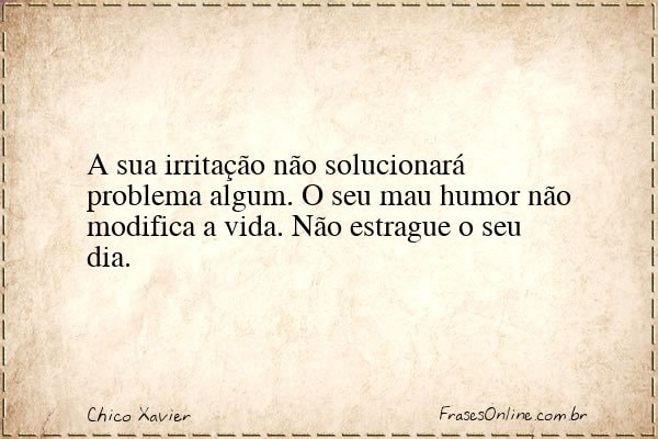 Frase de Chico Xavier