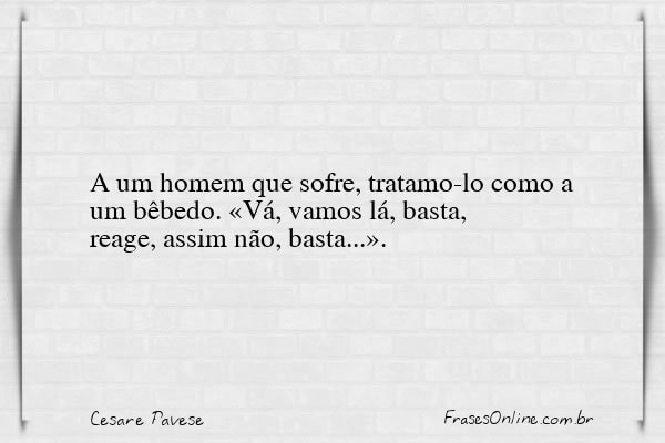 Frase de Cesare Pavese
