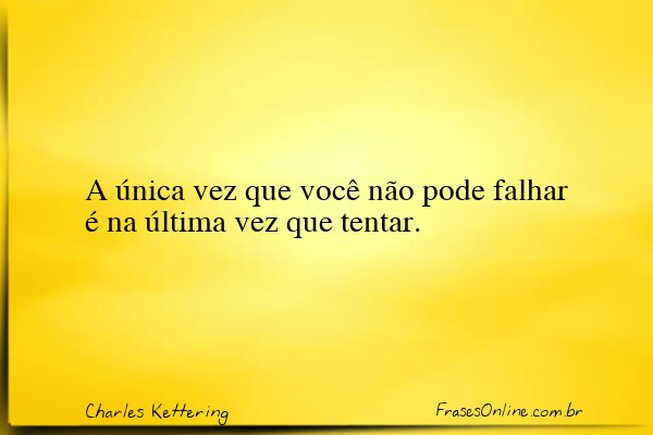 Frase de Charles Kettering