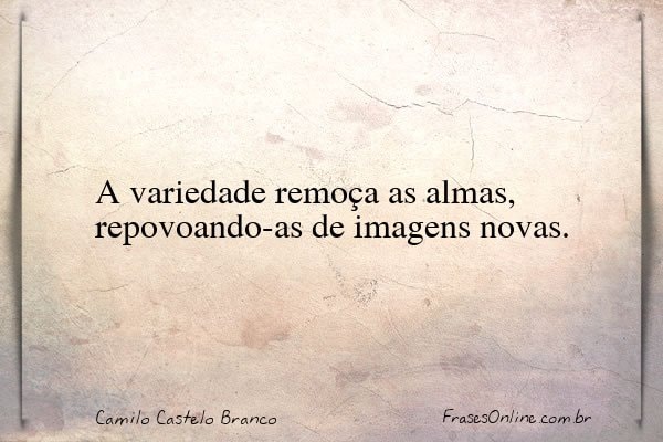 Frase de Camilo Castelo Branco