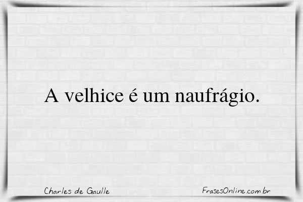 Frase de Charles de Gaulle