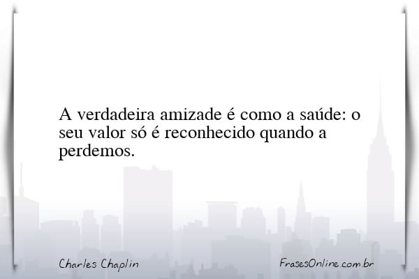 Frase de Charles Chaplin