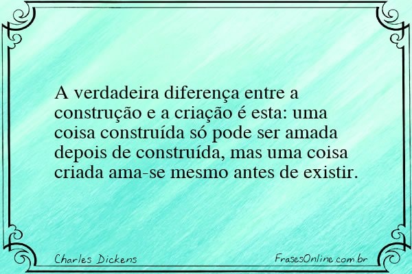 Frase de Charles Dickens
