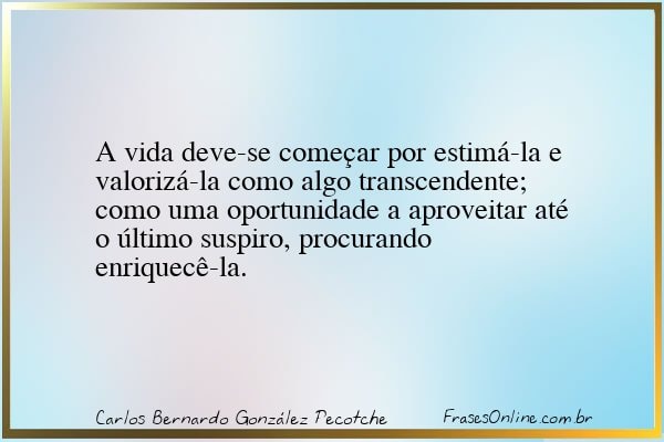 Frase de Carlos Bernardo González Pecotche