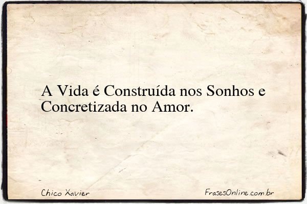 Frase de Chico Xavier