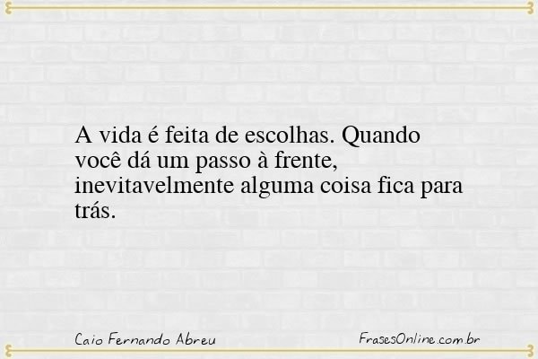 Frase de Caio Fernando Abreu