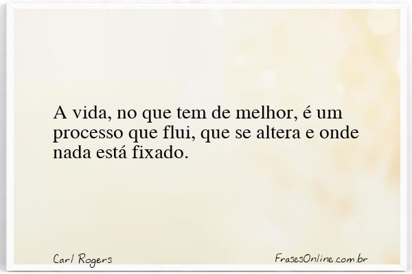 Frase de Carl Rogers