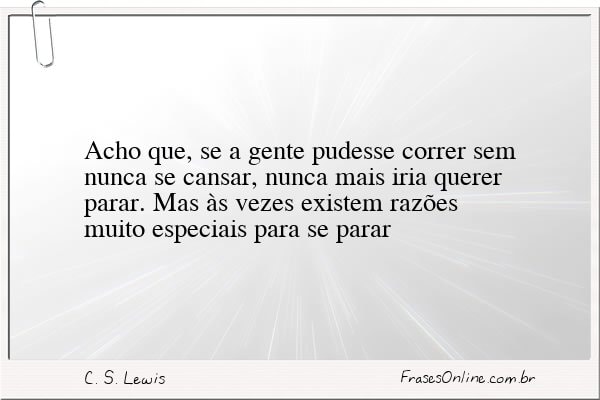 Frase de C. S. Lewis