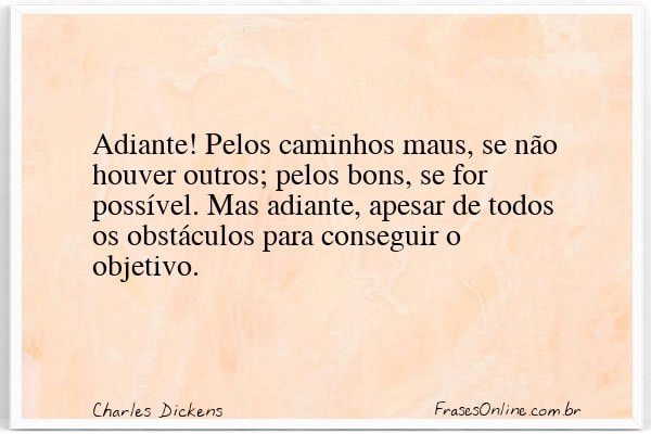 Frase de Charles Dickens