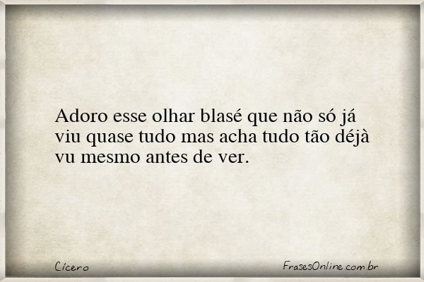 Frase de Cícero