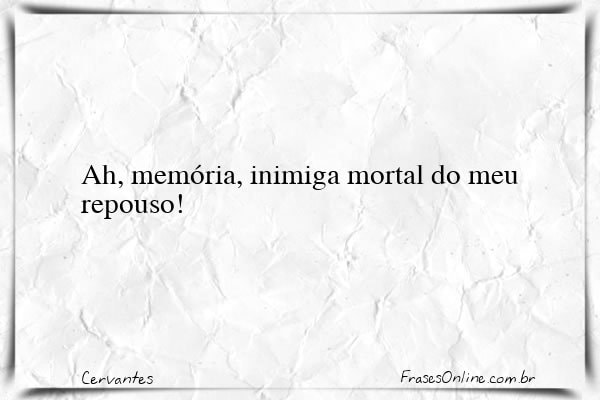 Frase de Cervantes