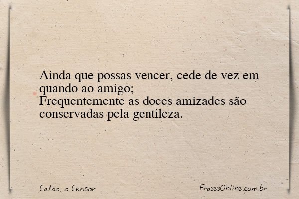 Frase de Catão, o Censor