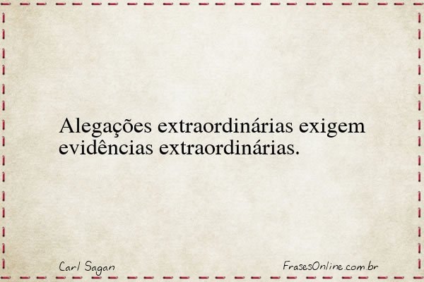 Frase de Carl Sagan