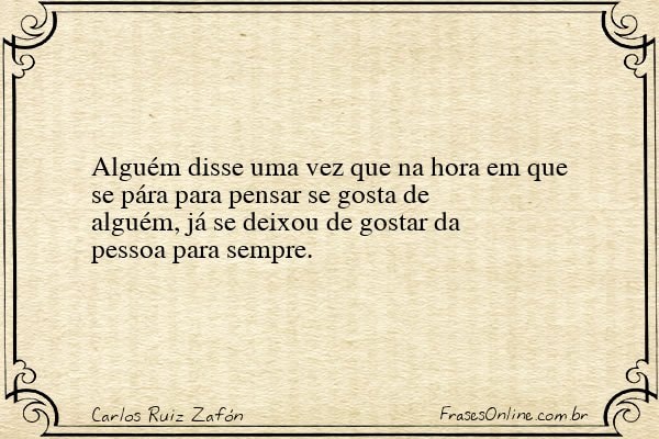 Frase de Carlos Ruiz Zafón