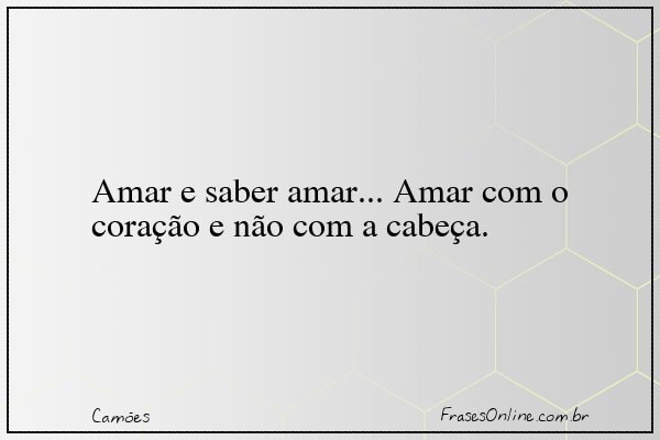 Frase de Camões