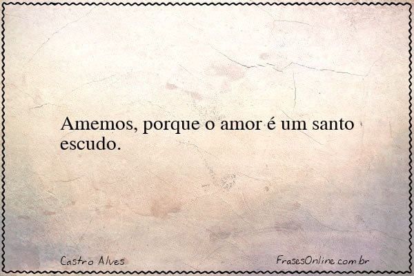 Frase de Castro Alves