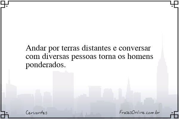 Frase de Cervantes