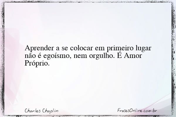 Frase de Charles Chaplin