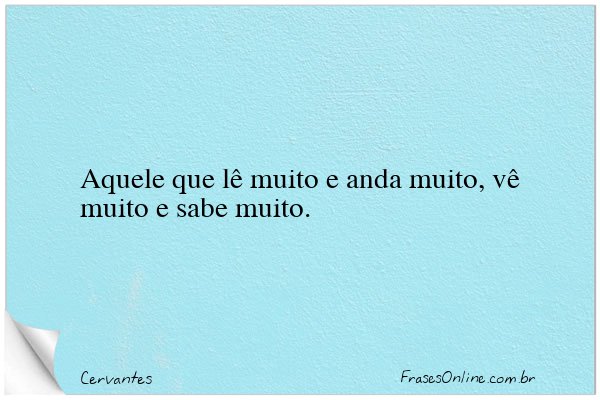 Frase de Cervantes