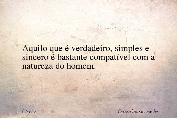 Frase de Cícero