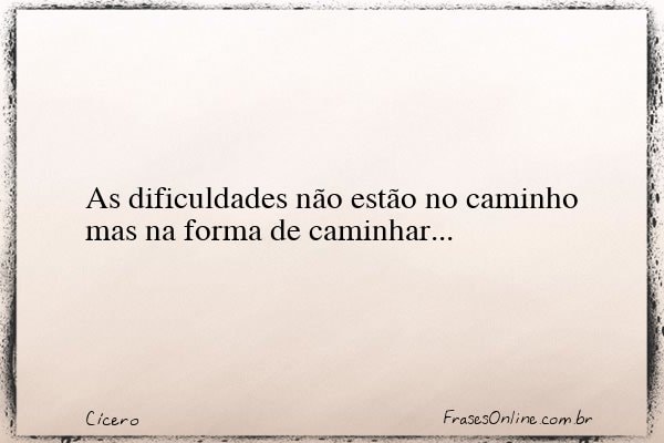 Frase de Cícero