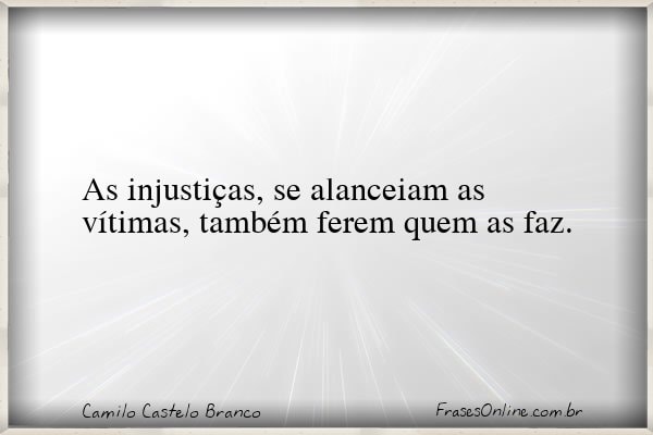 Frase de Camilo Castelo Branco