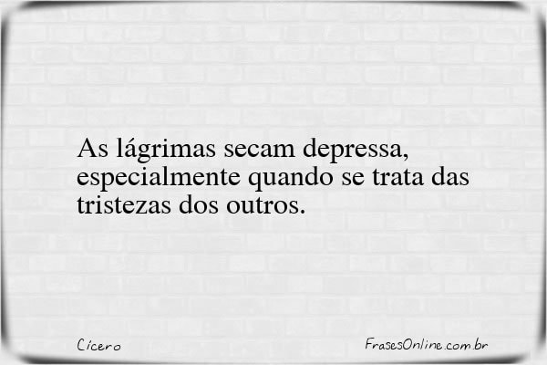 Frase de Cícero