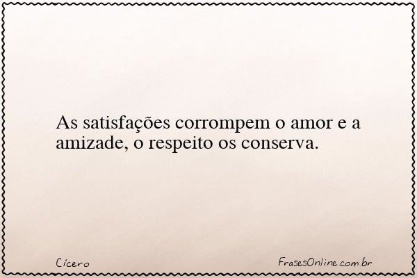 Frase de Cícero