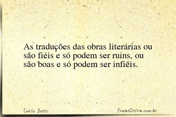 Frase de Carlo Dossi