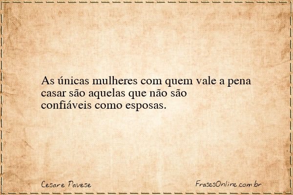 Frase de Cesare Pavese