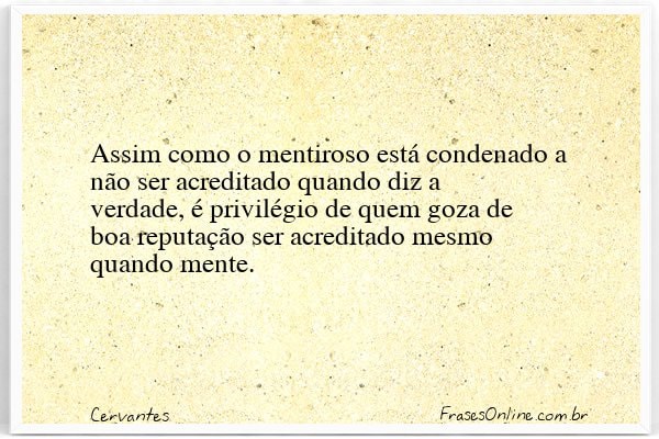Frase de Cervantes
