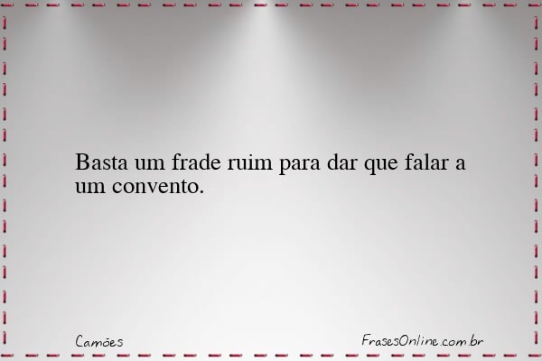 Frase de Camões