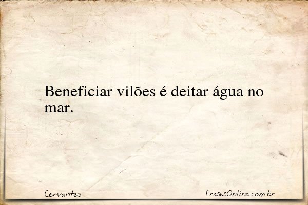 Frase de Cervantes