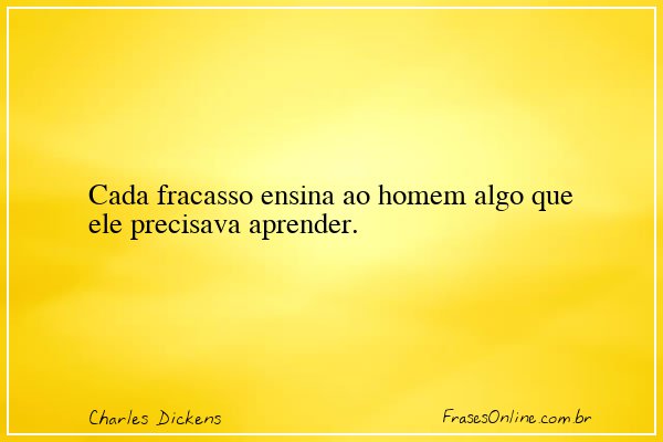 Frase de Charles Dickens