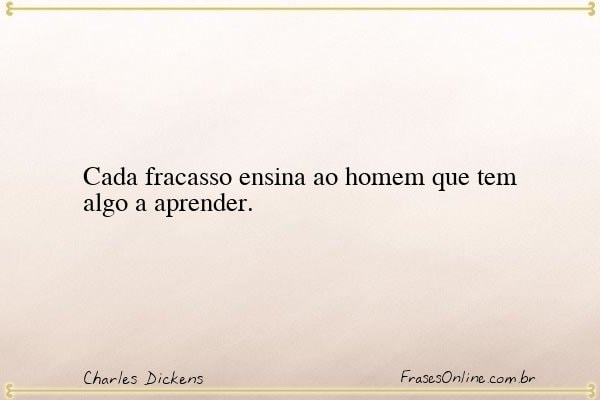Frase de Charles Dickens