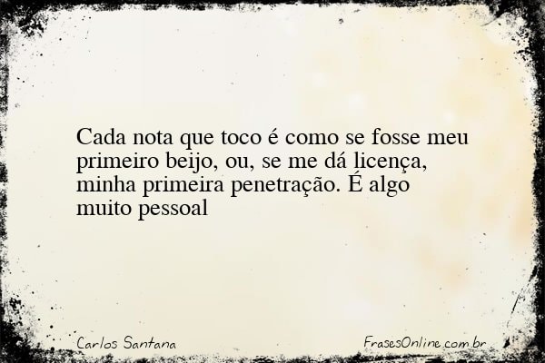 Frase de Carlos Santana