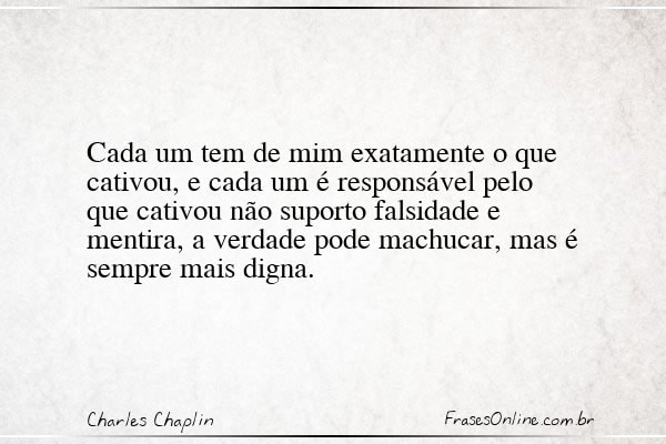 Frase de Charles Chaplin